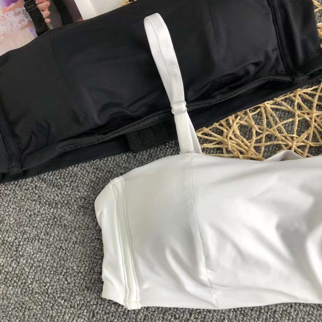 Nueva celebridad en línea chica en vivo empuja hacia arriba la ropa interior tubo superior anti-exposición de una pieza sin costuras empuja hacia arriba el sujetador