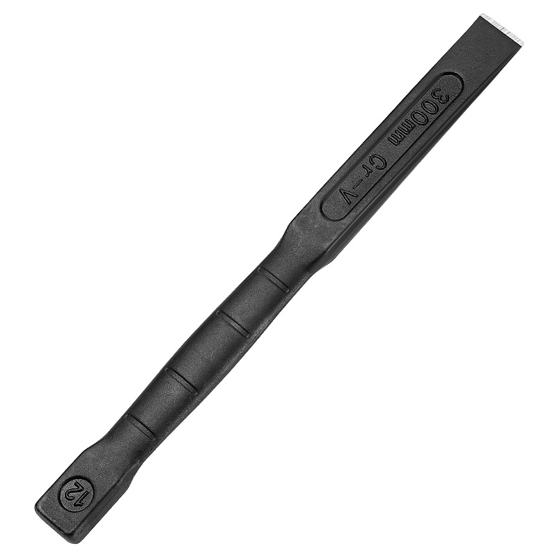 Aguda herramienta de construcción resistente al desgaste cincel de piedra de grado industrial de acero de aluminio de alta dureza mano alargada cincel de piedra de 300 mm