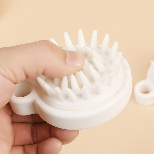 Japan's Muji same style shampoo brush? Soft toothed scalp health care comb scalp massage health care brush hair shampoo artifact