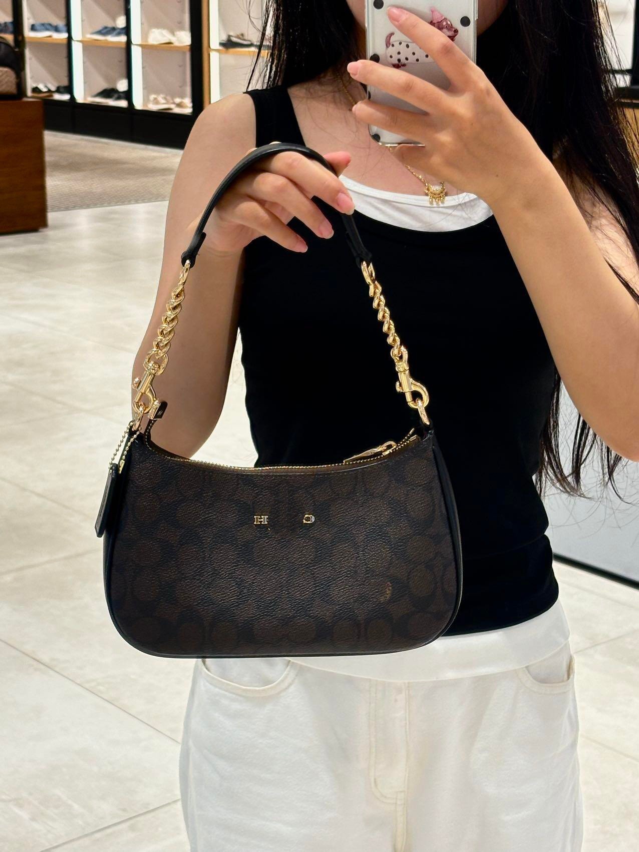 Bolso de mujer Kou nuevo bolso de hombro Teri25 retro color a juego bolso de axila cadena bolso de mahjong hombro pequeño bolso cuadrado mujer