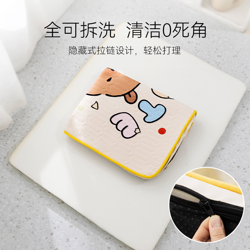 Primavera y verano para gatos refrigeración estera de látex de dibujos animados para perros verano para dormir estera de perros perros