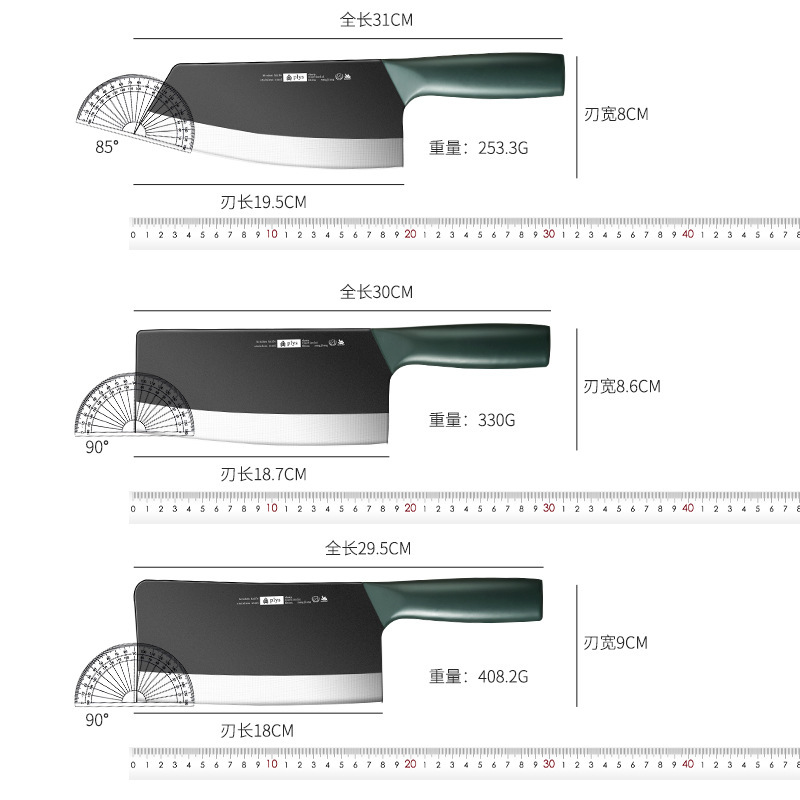 Cuchillos de cocina cuchillo de corte doméstico cuchillo de corte de cocinero cuchillo de corte de hueso cuchillo de corte de acero inoxidable