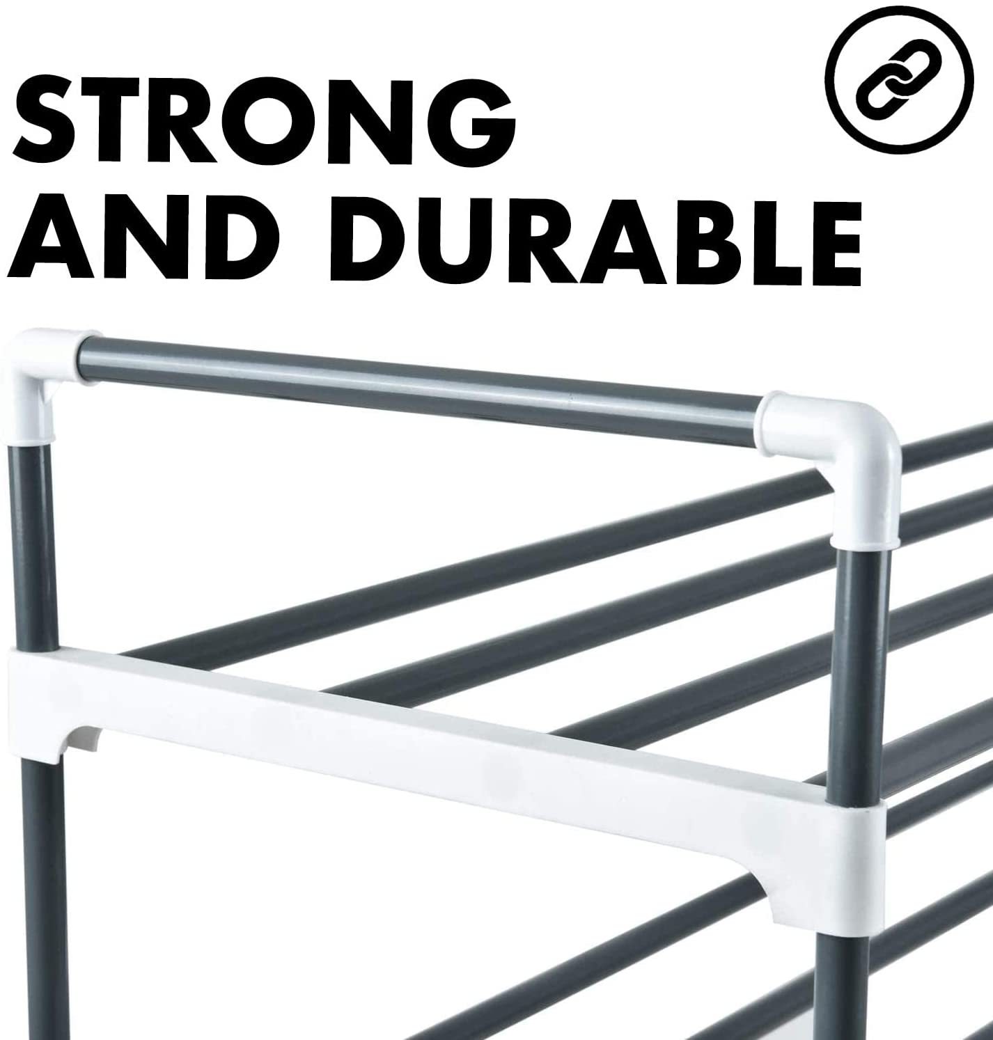 跨境电商90cm简易组装家居经济实惠型自由组装收纳小鞋架厂家批发