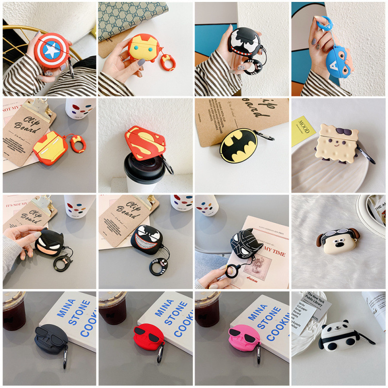 Suitable for Apple AirPods Pro/Pro2 Cross-Border Popular Bluetooth Headset Cartoon Protective Case Factory Direct Supply Suitable for Apple AirPods Pro/Pro2 Cross-Border Popular Bluetooth Headset Cartoon Protective Case Factory Direct Supply