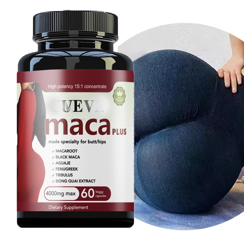 Sexy Black Women Butt Booster Strong Maca Pills
