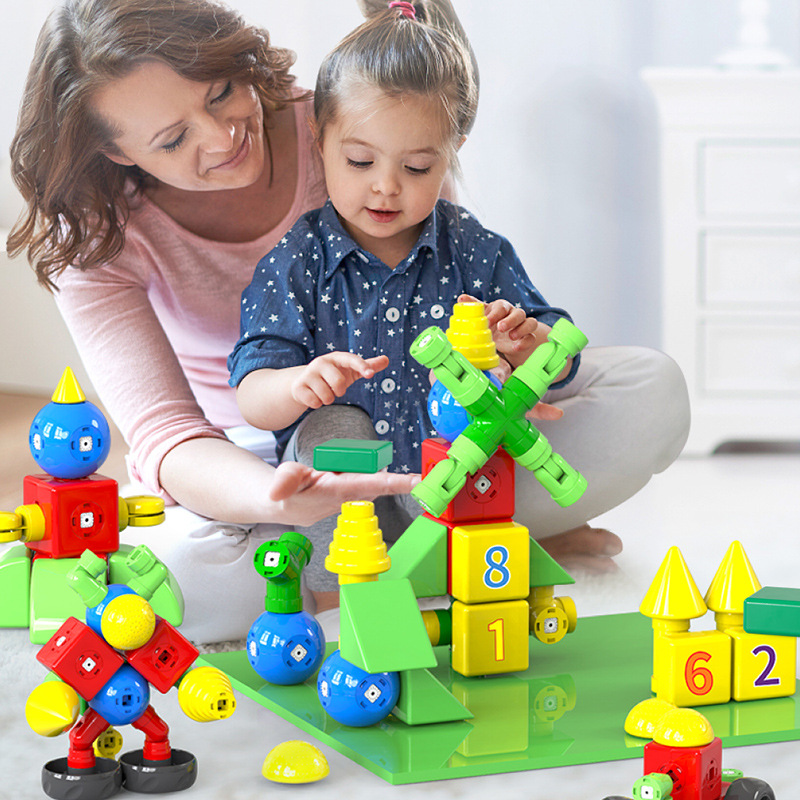 Xionghai Toys Children's Magnetic Building Blocks Large Particle Assembled Baby Educational Early Education Toys XH8831-XH8839