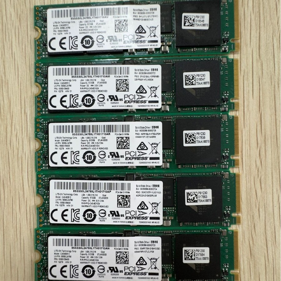 拆机适用建兴CA5-8D512笔记本电脑固态硬盘 2280 nvme m.2 SSD