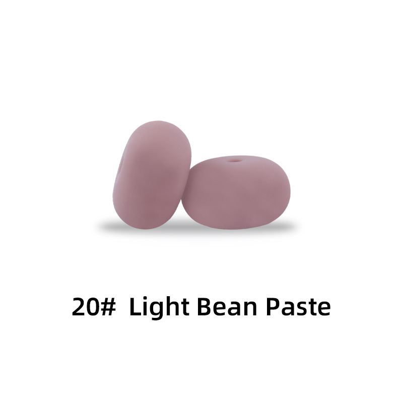 15mm silicona Abacus beads Spacer joyería tesoro molar juguete DIY chupete cadena collar accesorios de la joyería