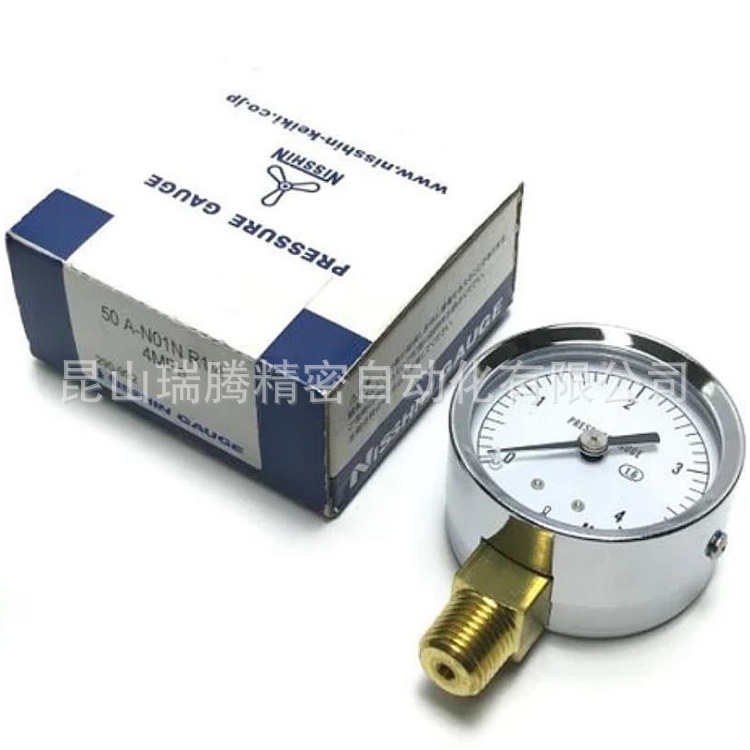 50 A-N01N R1/4 4MPa日新计器NISSHIN压力表AT-R1/4-50X4MPa