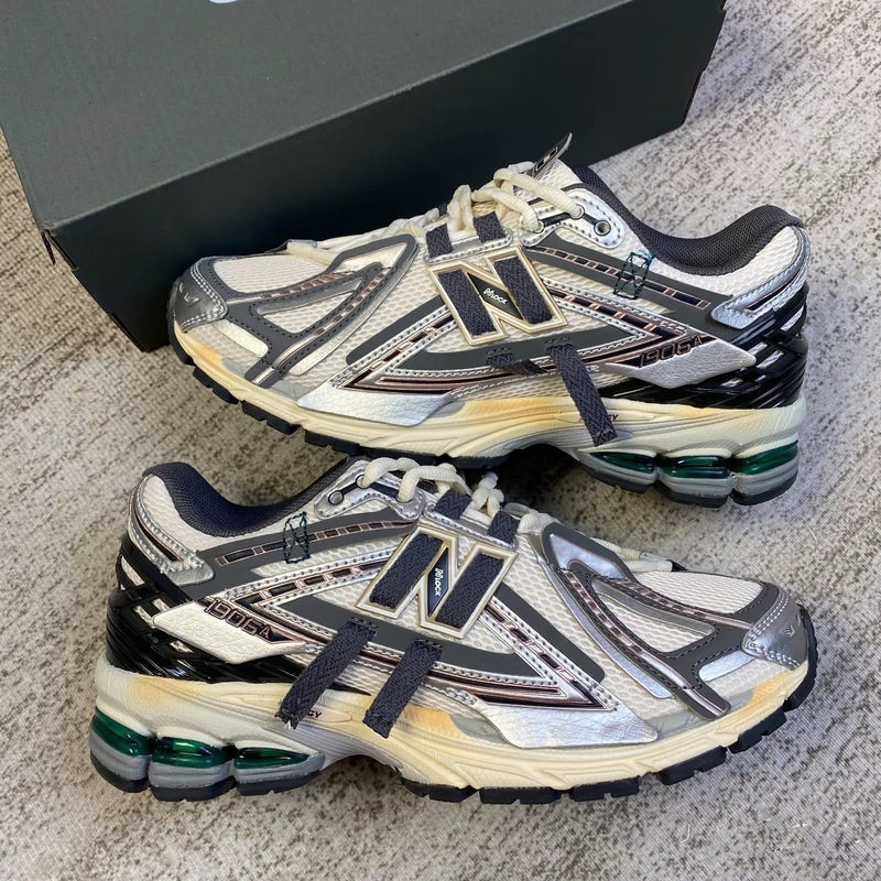 純粋なオリジナル NB1906A 古い分解リボンレトロお父さん靴カップルクッション性通気性カジュアルスポーツジョギングシューズ|undefined