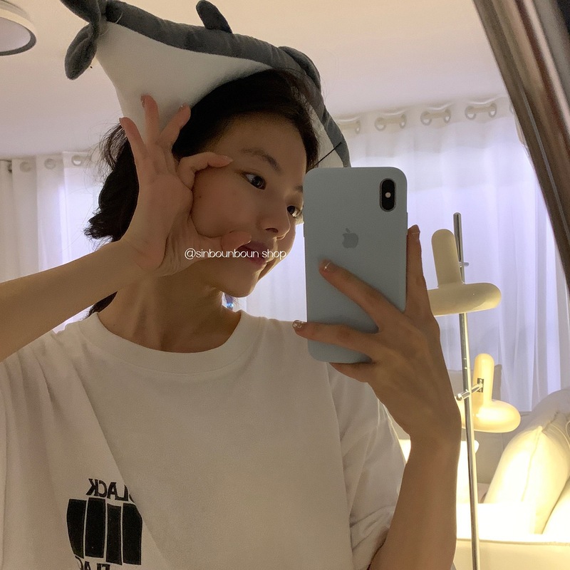 夏の女性のための漫画の面白い塩辛い魚のヘッドバンドかわいい洗顔ヘアピンインターネット有名人クリエイティブ面白いサメヘッドバンド|undefined