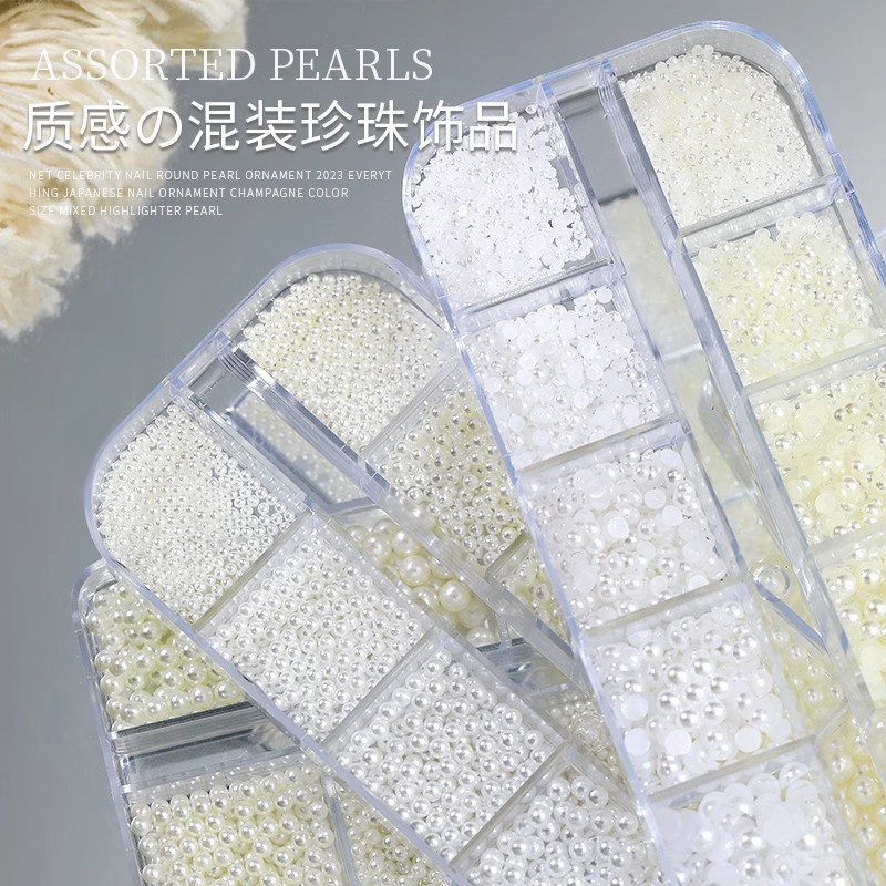 Japanese beads for manicure pearl
