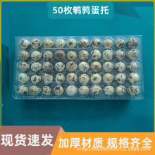 一次性塑料鹌鹑蛋托透明加厚50枚鹌鹑包装盒防震厂家直销
