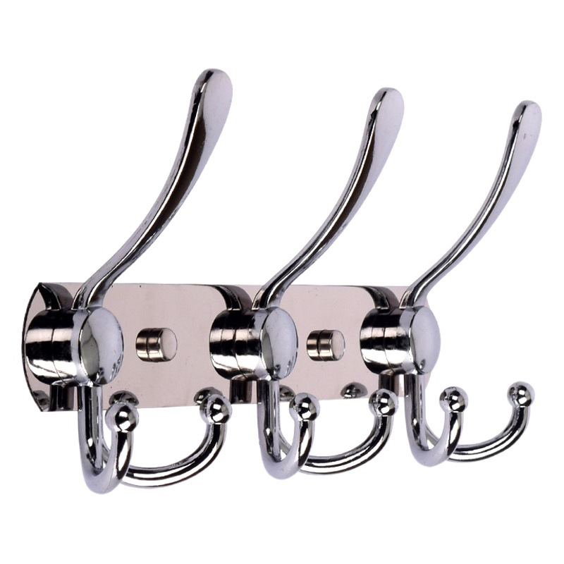 Supply of Cross-Border Stainless Steel Duck Tongue Hooks, Creative Coat Hooks, Bathroom Storage Coat Hooks, Wall Aluminum Alloy Row Hooks