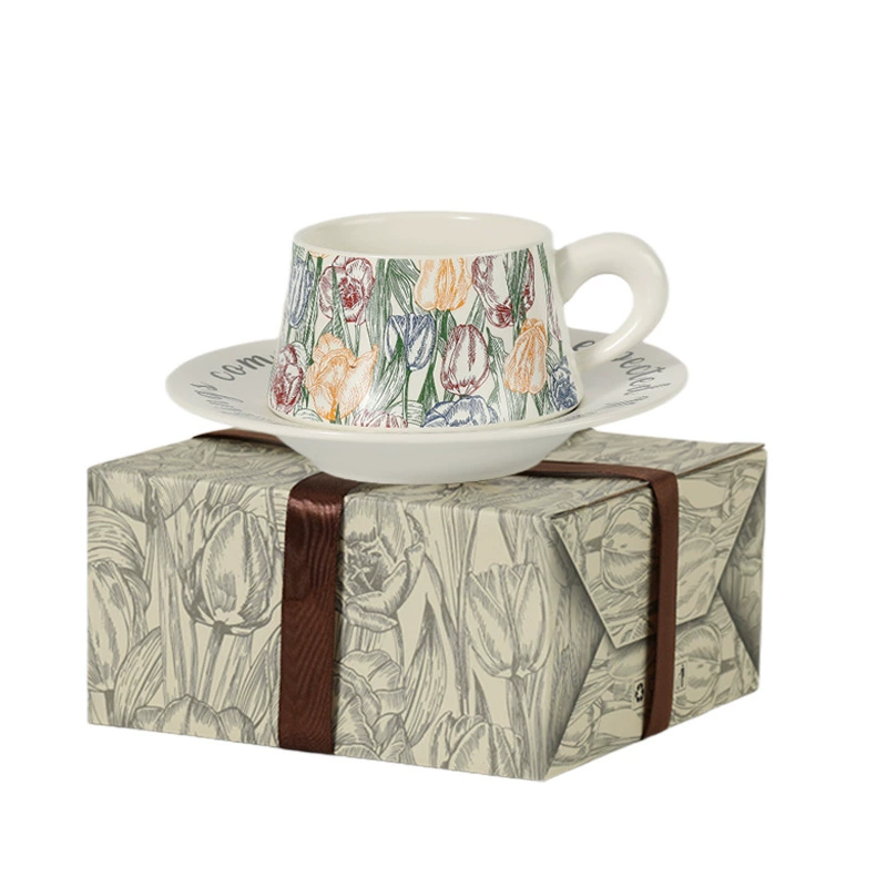 Coffee ceramic set, high quality afternoon tea, tea cup, high-quality style