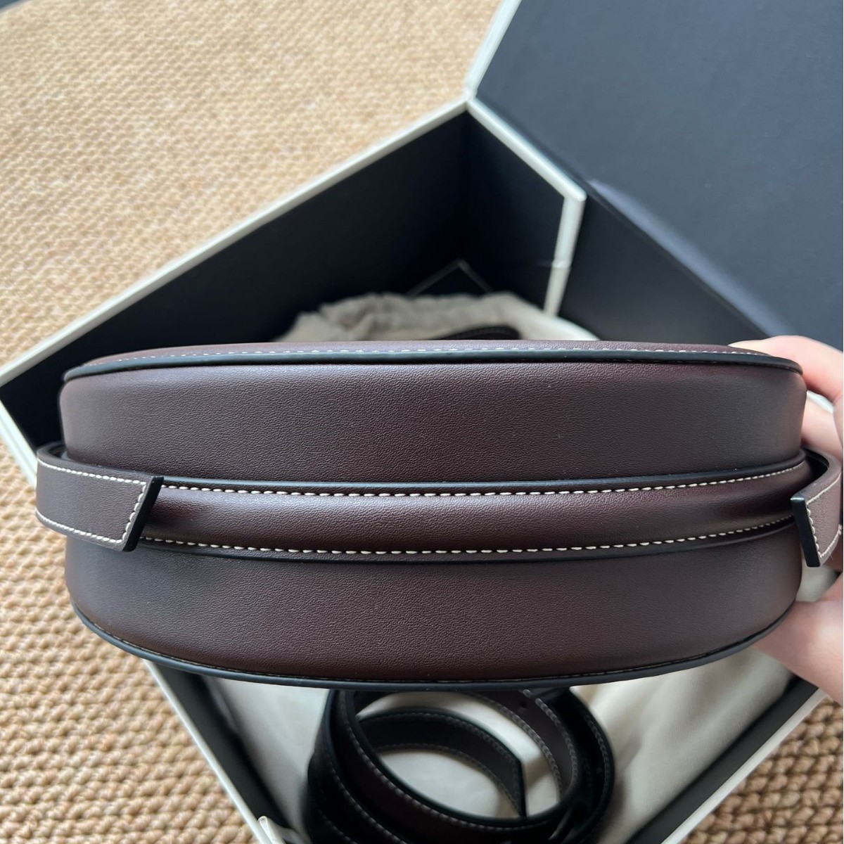 French Niche Crescent Bag 2025 New Arrival Luxury Saddle Bag Single Shoulder Crossbody Underarm Bag For Women Retro Half Moon Bag - Thumbnail 3