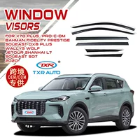 Подходит для Jetour x70plus Rain and Shine Mountain and Sea L7, оконный козырек от дождя для автомобиля Jetour pro, оконный козырек