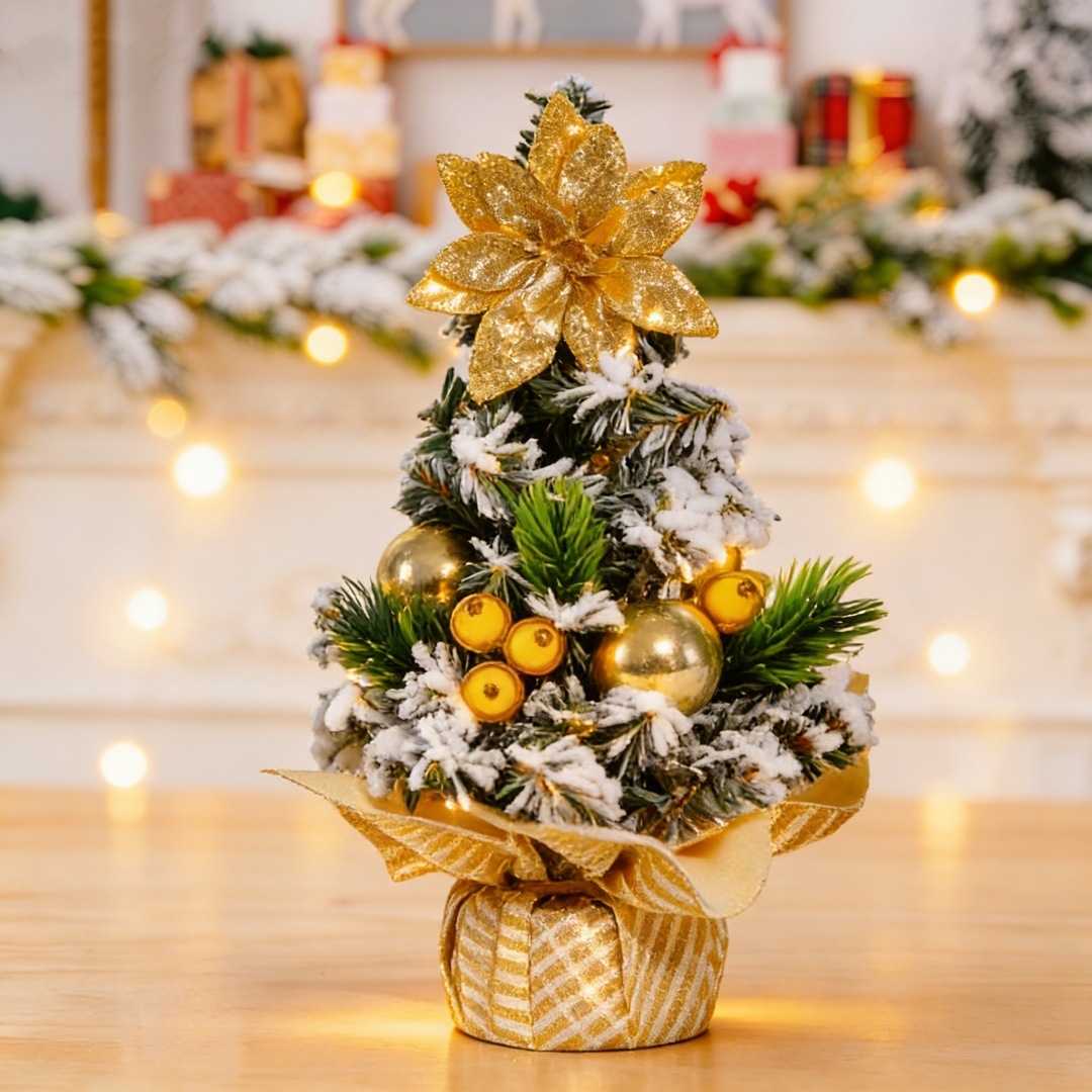 Árbol de joyería 20cm mini árbol decorativo de Navidad FESTIVAL DE Navidad centro comercial actividad decoraciones escritorio pequeño árbol