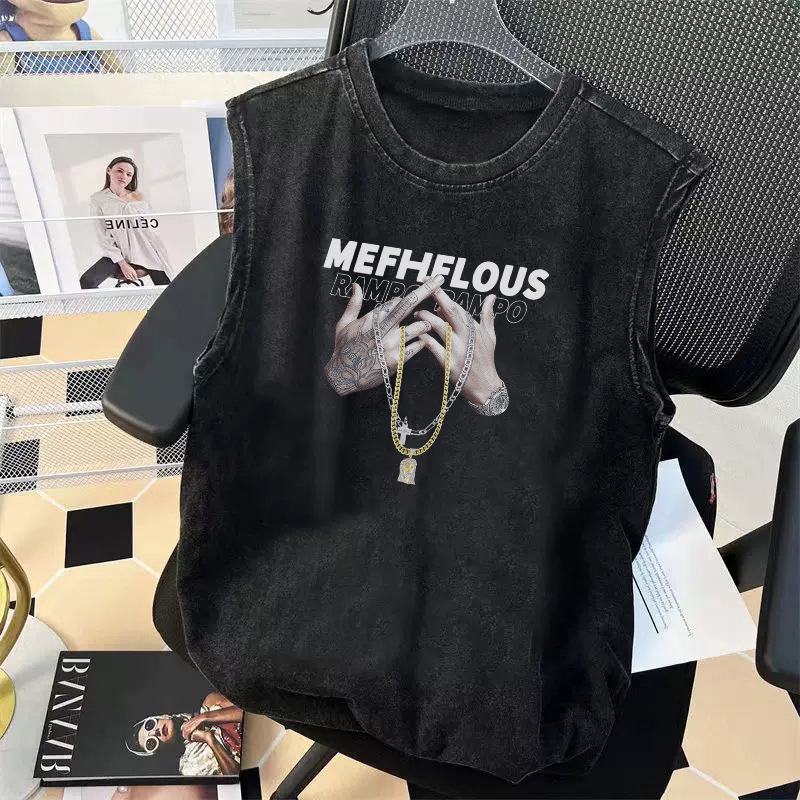 워싱 블랙 [MEF 조끼]