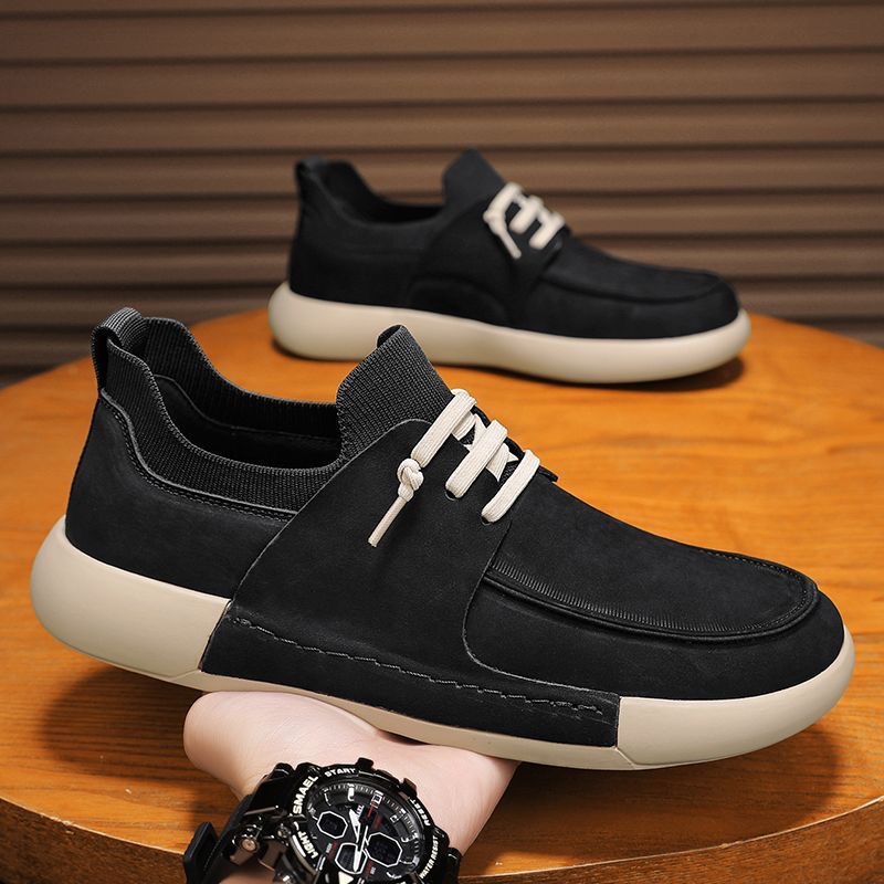 2026 nueva moda moda versátil transpirable con suela suave zapatos deportivos casuales zapatos negro