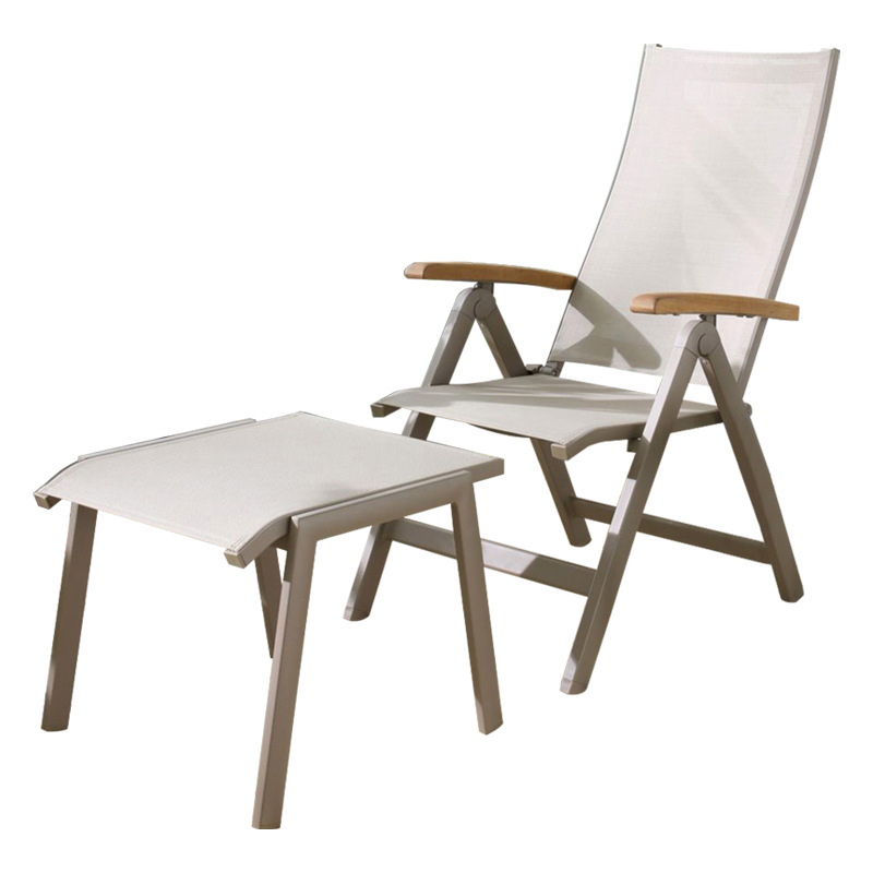Plegable reclinable ajustable portátil Otoño e Invierno ocio al aire libre Silla de playa aleación Aluminio almuerzo siesta simple promoción image 5