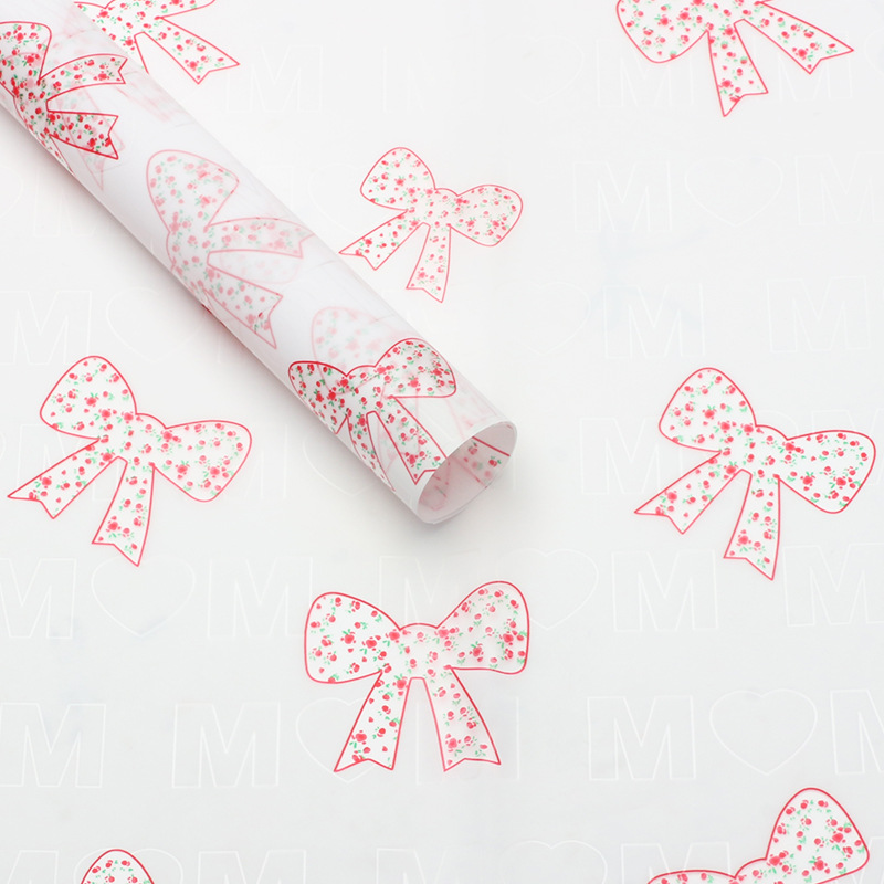 Huaxi Fanghua nudo floral embalaje de papel DIY arco hecha a mano ramo de flores regalos de papel florista materiales de flor
