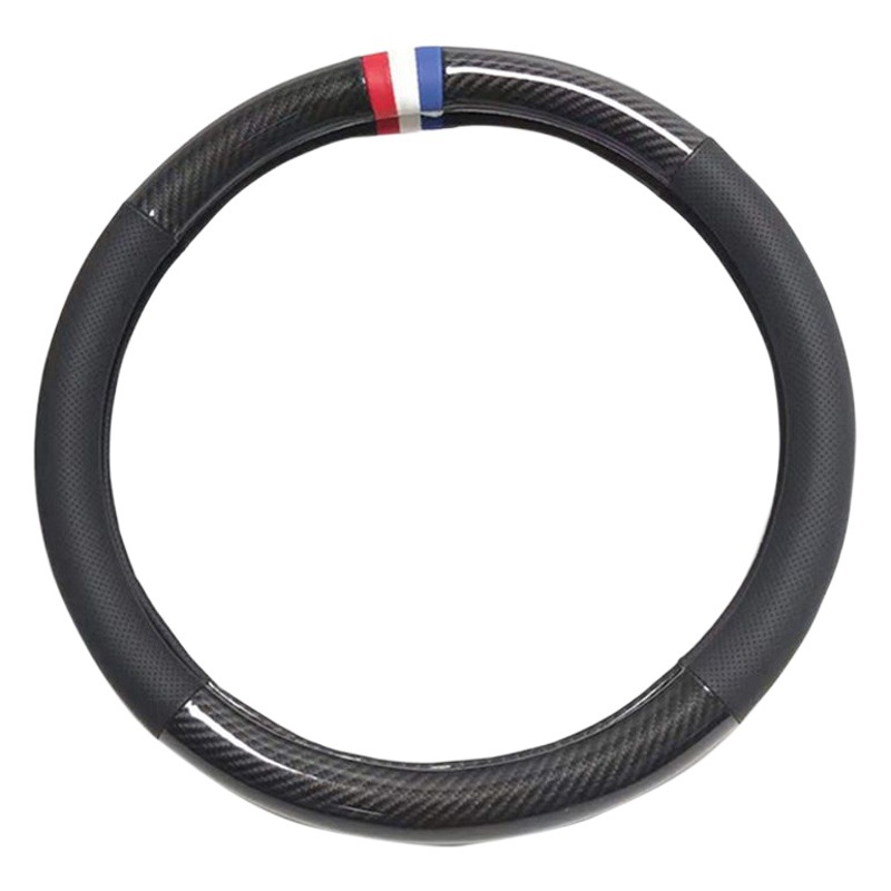 Car Steering Wheel Cover Half-Hole Leather Car Interior Supplies Steering Wheel Protective Cover Four-Season Universal Handle Cover Manufacturer
