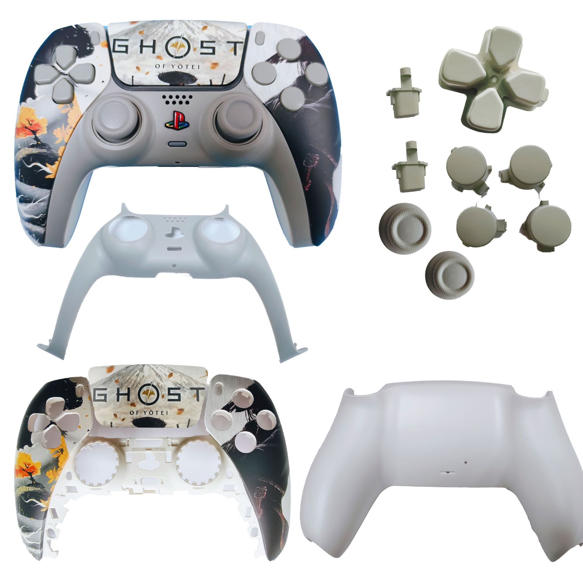 Carcasa de Repuesto para Control PS5 PS5 de Plástico para Mando de PS5