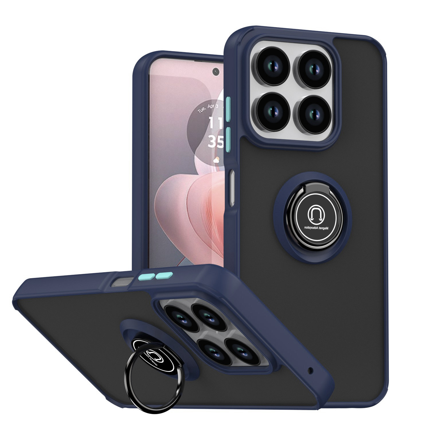 Suitable for Zte Blade V70 Magnetic Stand Mobile Phone Case Zte V30 Qiying A7 Anti-Fall A53 Protective Cover A34