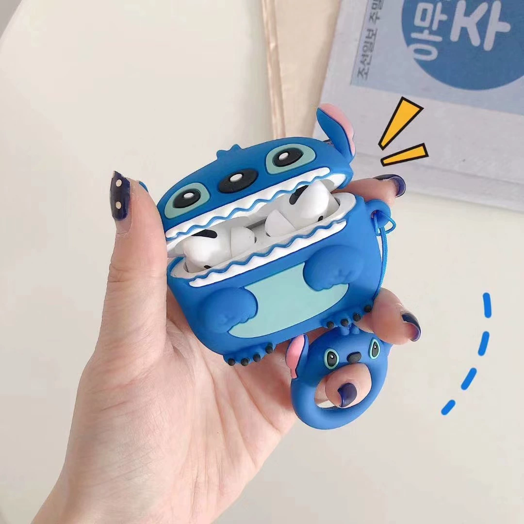 Силиконовый чехол для AirPods 1/2/3 поколения/Pro/Pro2, подходит для кейса наушников AirPods