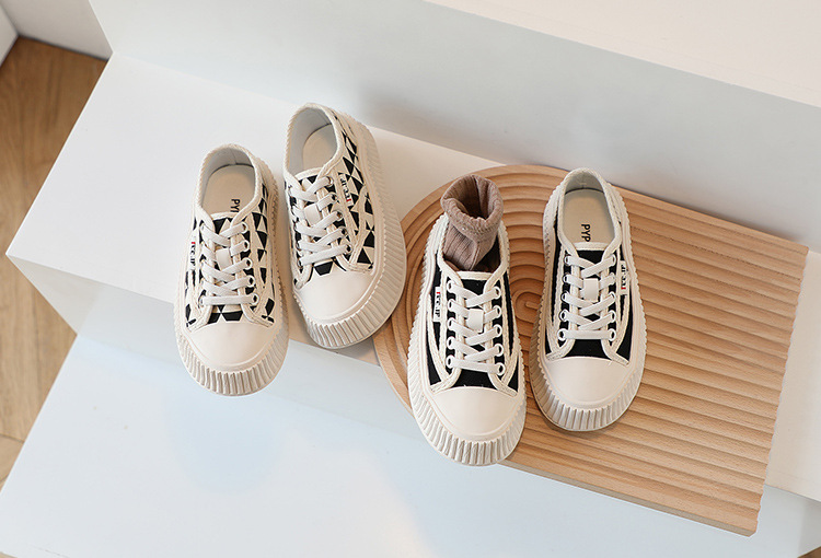 3368学生帆布板鞋中大童懒人透气单鞋