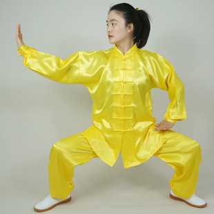 ✅ 2024 Tai Chi Clothing Training Clothes Spring and Summer Morning Exercise Clothes Performance Clothes Martial Arts Clothing Wholesale Men's and Women's Suits