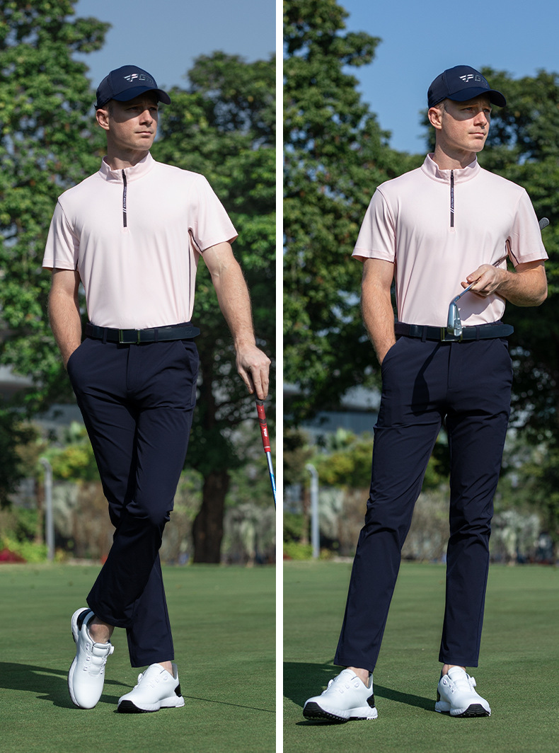 Áo polo nam golf PGM tay ngắn thấm hút nhanh khô — KUZ200-Quần dài màu xanh hải quân, YF771-Trắng tay ngắn, KUZ200-Quần trắng, KUZ200-Quần đen chi tiết 22