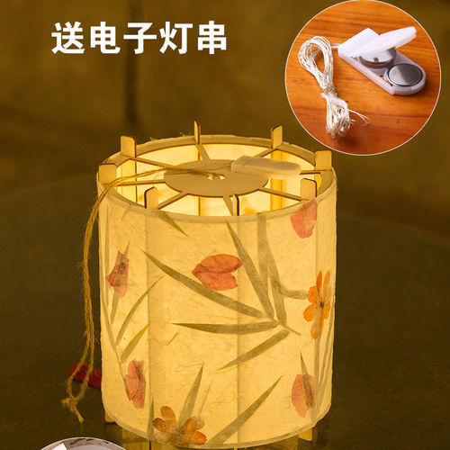 New Year Lantern Children's Handmade DIY Material Kit Yuanxiao Creative Ancient Style Handheld Lantern Spring Festival Dragon Year Decor