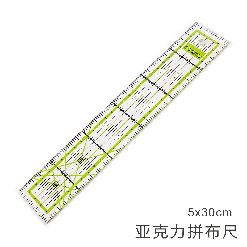 対外貿易輸出diy手作り裁縫アクリル布尺服装立裁断尺5x30cm厚さ3mm|undefined
