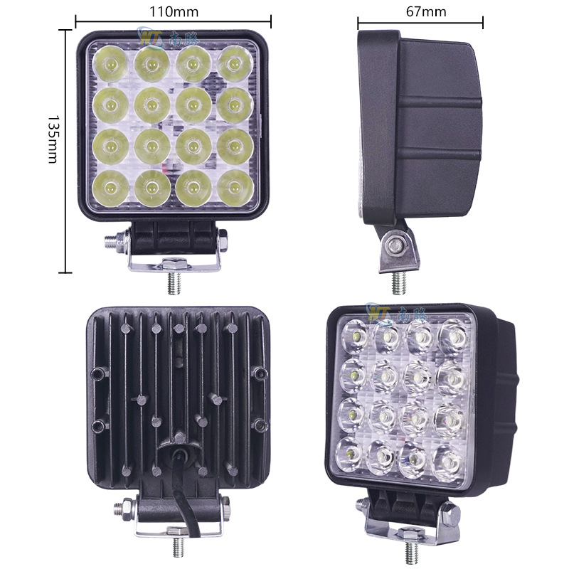 LED 12V carcasa de lámpara de trabajo de automóvil carcasa de lámpara de carretilla elevadora carcasa de lámpara de automóvil accesorios de carcasa de lámpara de automóvil fundición a presión image 8
