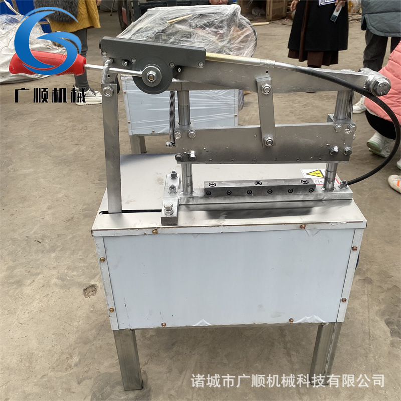 切骨机商用剁骨头机器不锈钢铡刀砍 猪蹄牛羊排骨冻肉W