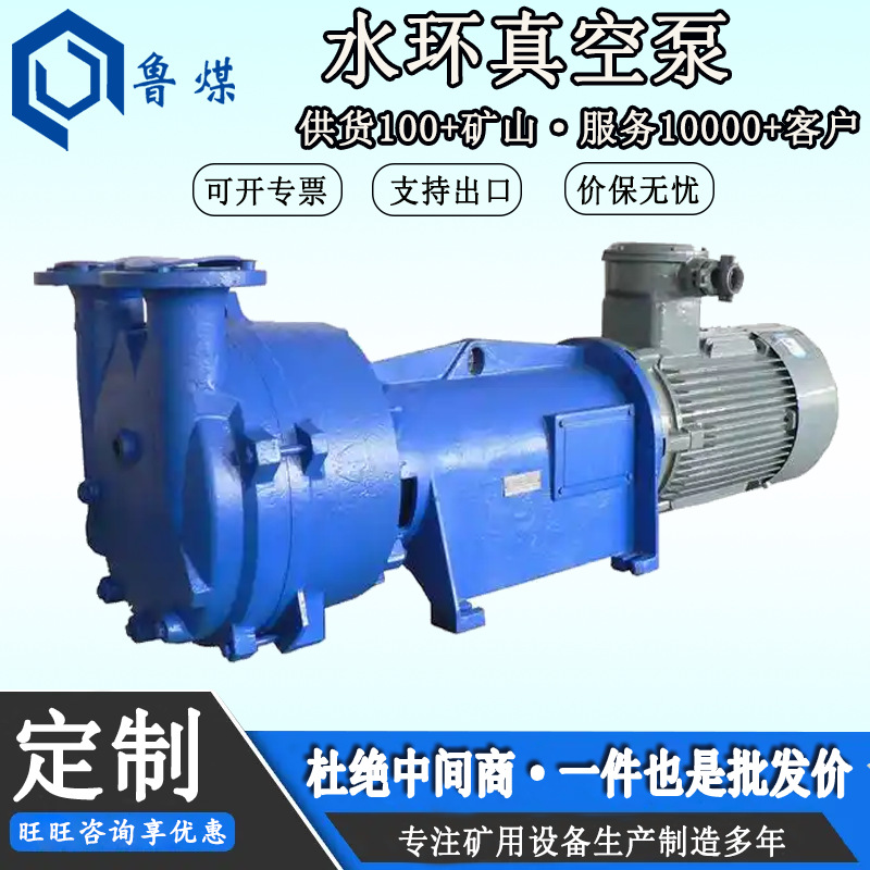 鲁煤 煤矿井下瓦斯抽放泵 水环真空泵 矿用真空泵