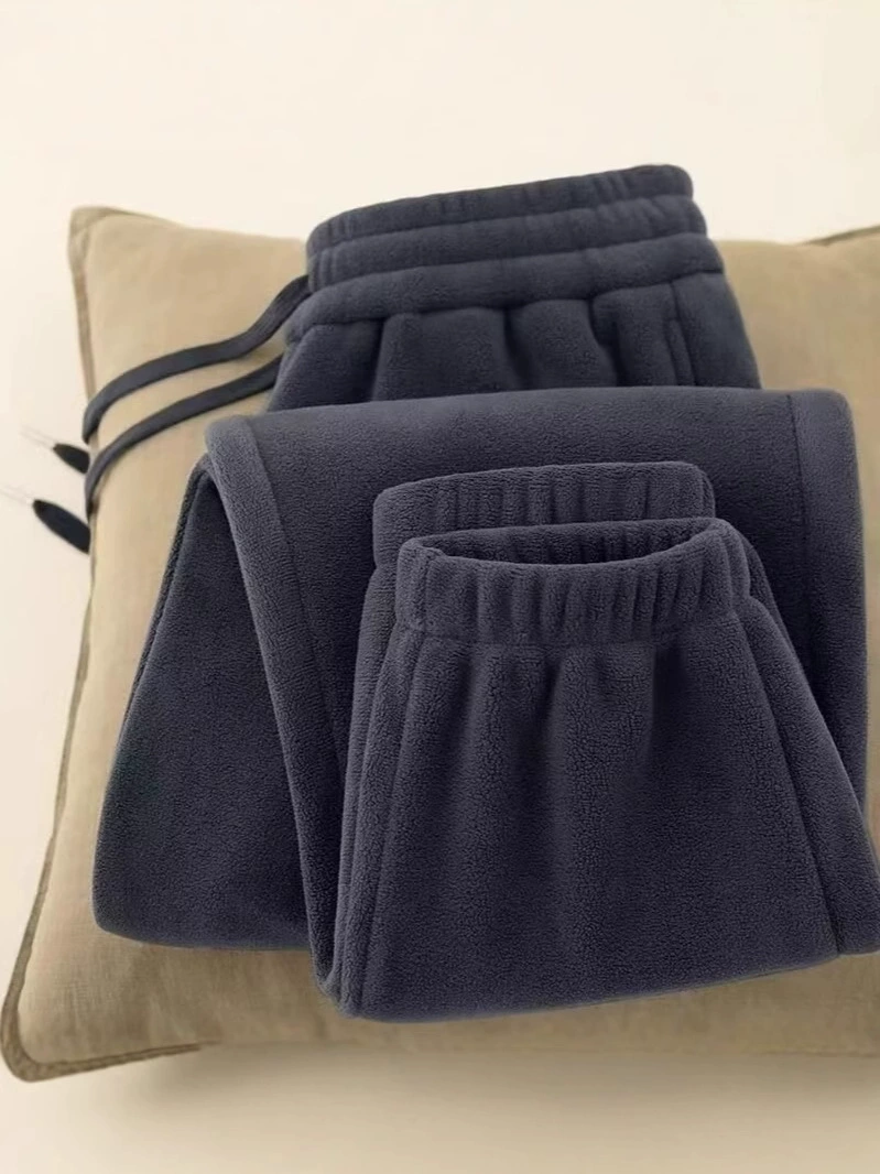 Double-sided velvet keep warm trousers