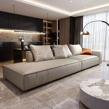 豆腐块沙发客厅小户型意式极简硅胶皮羽绒设计师北欧方块沙发