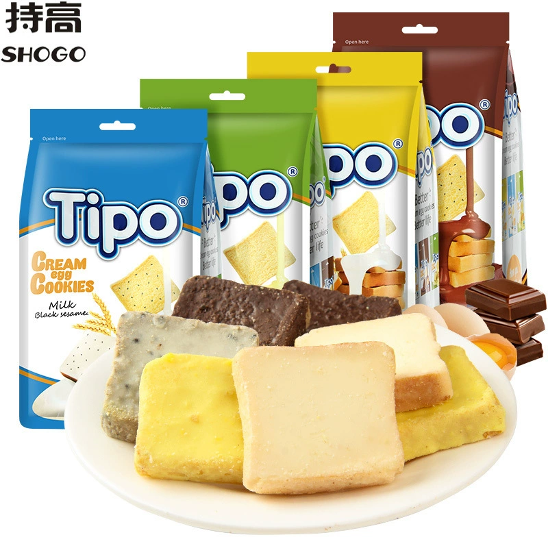 Вьетнамские хлебные снеки Tipo 135г, бренд Friendship, с оригинальным вкусом дуриана, в оболочке, хлебные ломтики, бисквиты, снеки со вкусом дуриана