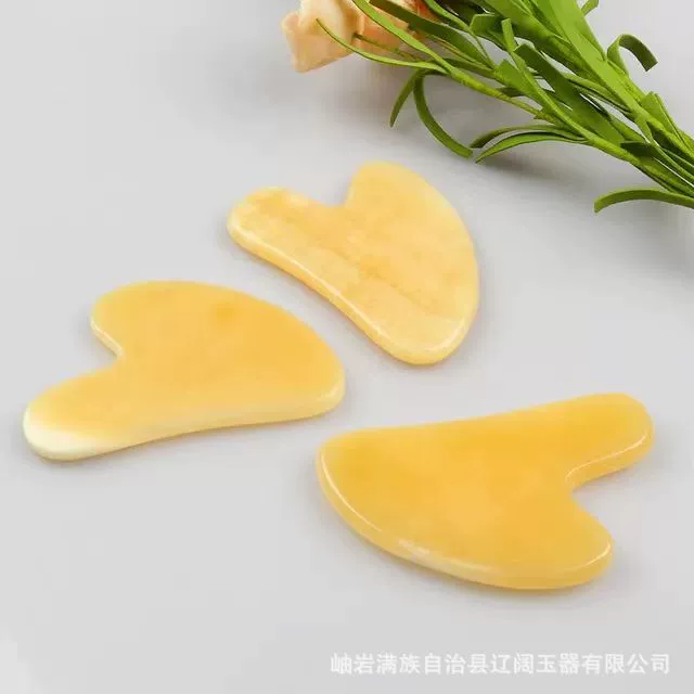 Трансграничный специальный соскоб из натурального топаза в форме сердца соскоб Новый соскоб из нефрита Оптовая соскоб из натурального нефрита