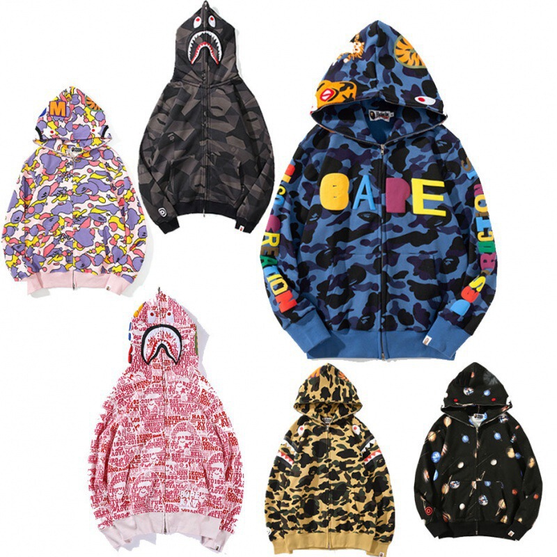 3D Printed Trendy Brand Sweatshirt for Men and Women, Thin Bape Wgm Shark Head Digital Zipper Casual Pod One-Piece Custom 3D Printed Trendy Brand Sweatshirt for Men and Women, Thin Bape Wgm Shark Head Digital Zipper Casual Pod One-Piece Custom
