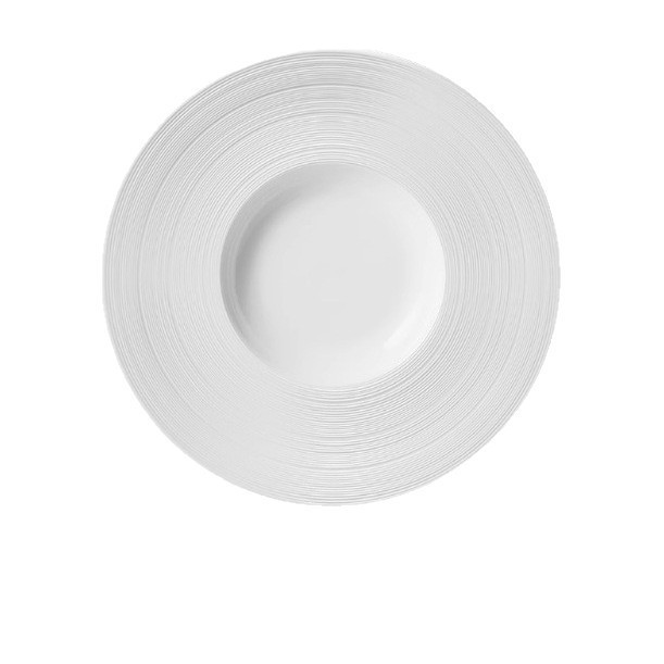 Transfronterizos LICANG cerámica Manhattan Pearl blanco platos de pasta taza de café espresso