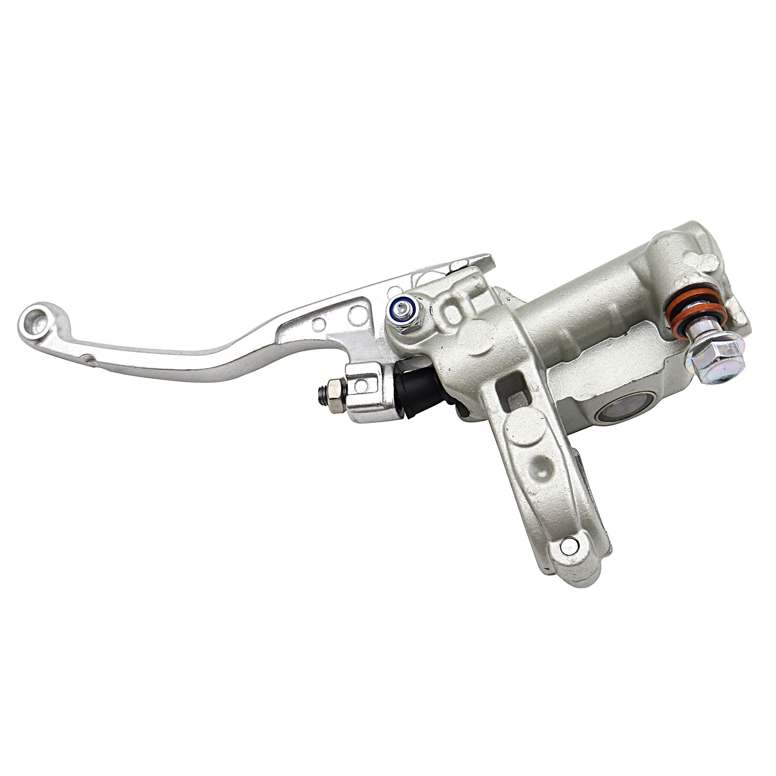 Off-Road Motorcycle Accessories Ktm Silver-White Front Disc Brake Pump with Folding Handle Hydraulic Brake Pump