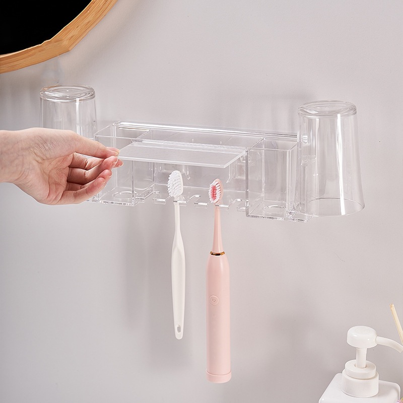 Set di articoli essenziali per la casa: dentifricio, collutorio, porta spazzolino e bicchiere 12019_voghion.com