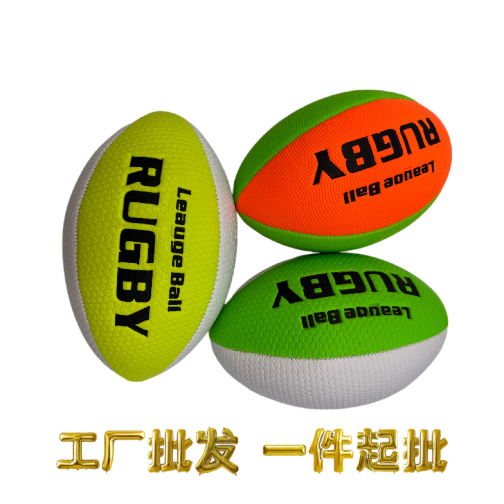 Factory Hot Sale American British 3 # 6 # 9 # Rugby Cross-Border Spot Pvcpu Sweat-Absorbent Decompression Sponge Foaming