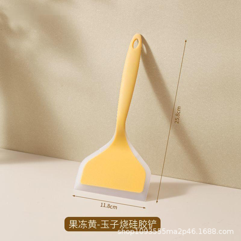 硅胶锅铲耐高温烙饼勺玉子烧家用炒菜不粘锅平铲煎铲食品级刮刀|undefined