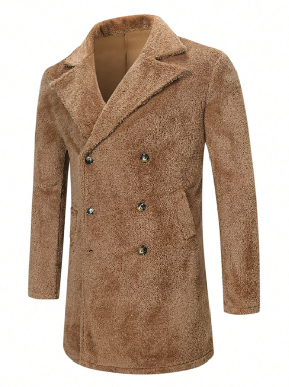 Chaquetas de Lana para Hombre, Otoño-Invierno 2025, Estilo Europeo y Americano, Abrigos de Lana, Chaquetas Peludas, Amazon Temu