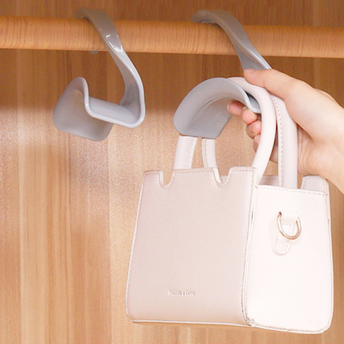 Widened bag hanger wardrobe hanging bag coat hook scarf hook storage rack hanging tie scarf home organizing rack
